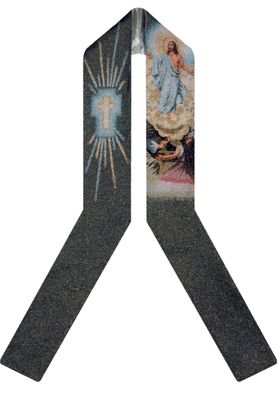 Deacon Stole- Resurrection/Cross with Rays
