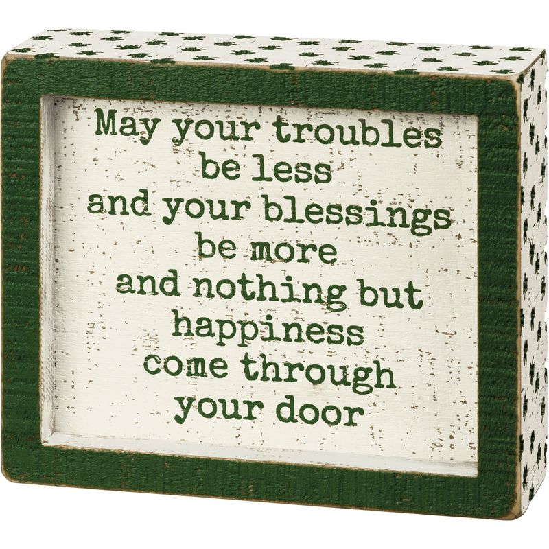 Box Sign May Your Blessings Be More Box Sign May Your Blessings Be More
