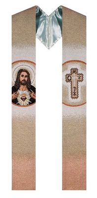 Priest Stole- Sacred Heart of Jesus