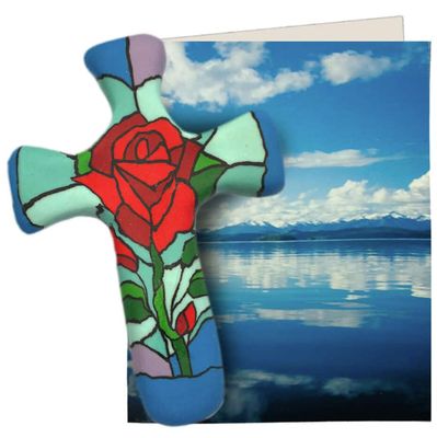 Hand Held Comforting Clay Cross Eternal Love