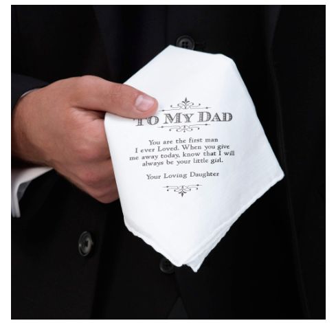 To My Dad Keepsake Hanky