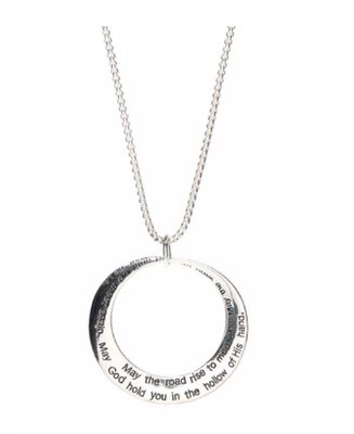 Irish Blessing Pendant Necklace