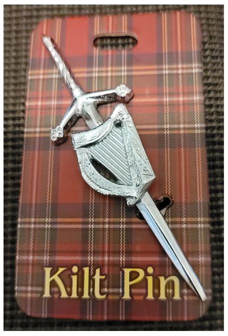 Harp Kilt Pin