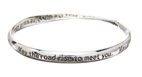 Classic Irish Blessing Mobius Bangle