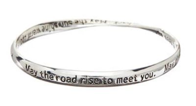 Classic Irish Blessing Mobius Bangle
