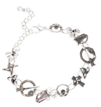 Symbols of Ireland Bracelet- Eight Charm