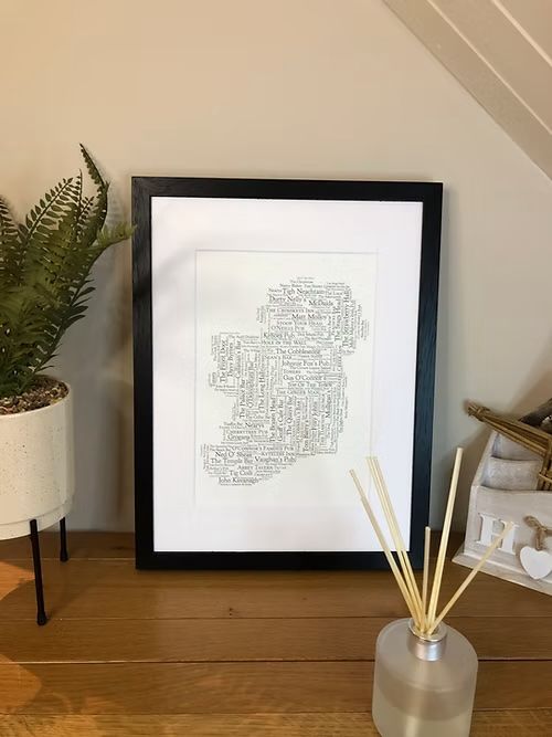 A Map of Irish Pubs (Matted &amp; Unframed)