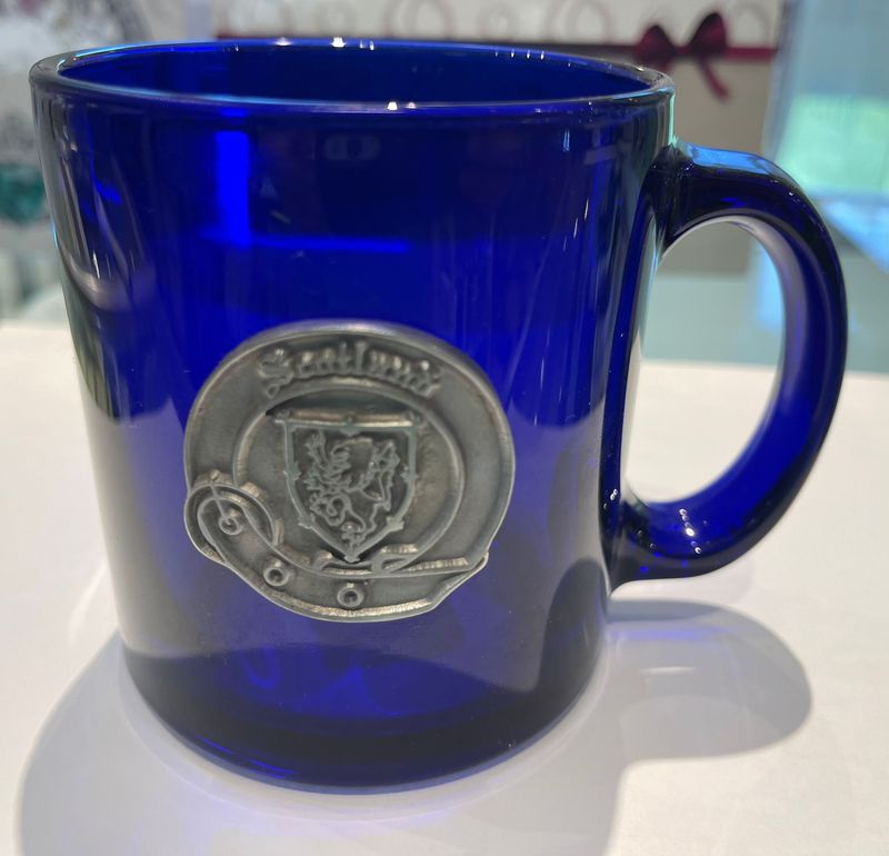 Coffee Mug Scottish Blue, Disc.