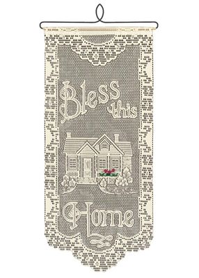 Bless This Home With Flowers Wall Hanging
