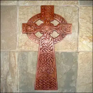Celitc Cross- Mahogany Wood CR-10, Disc.