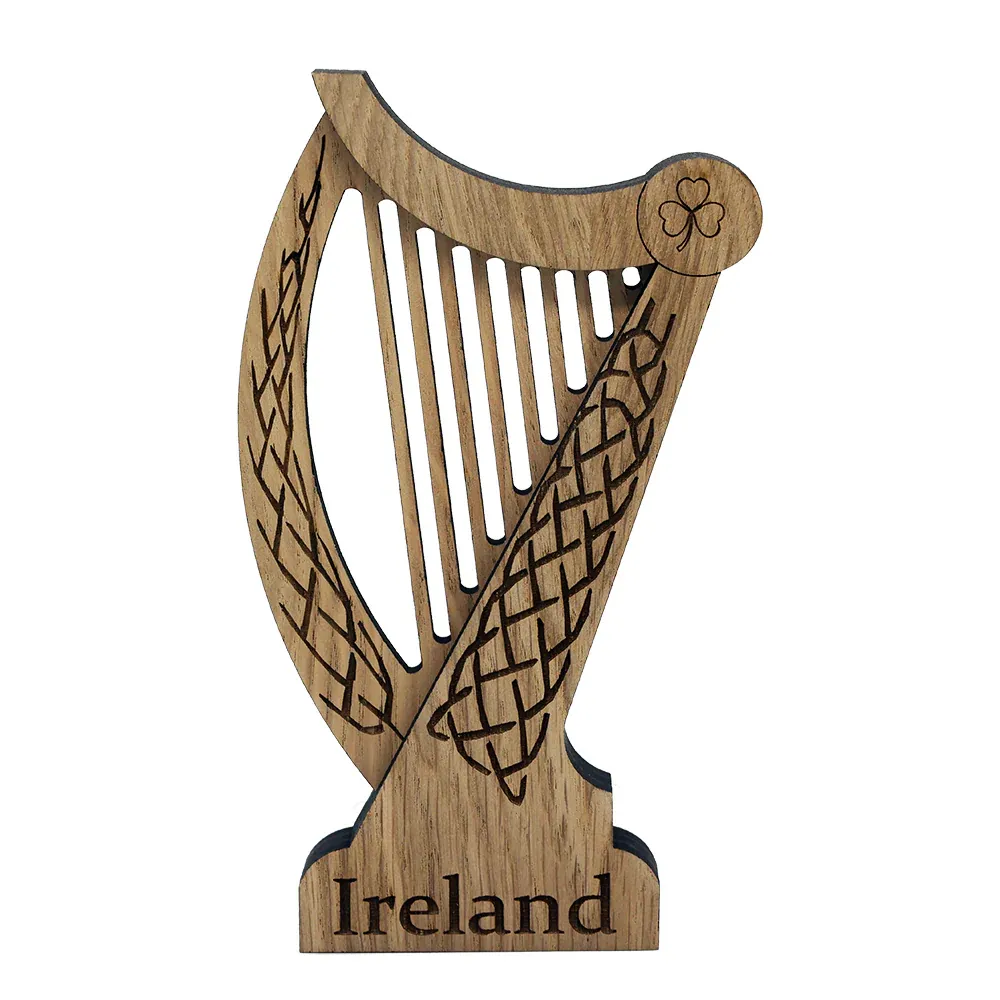 Oak Plaque Harp