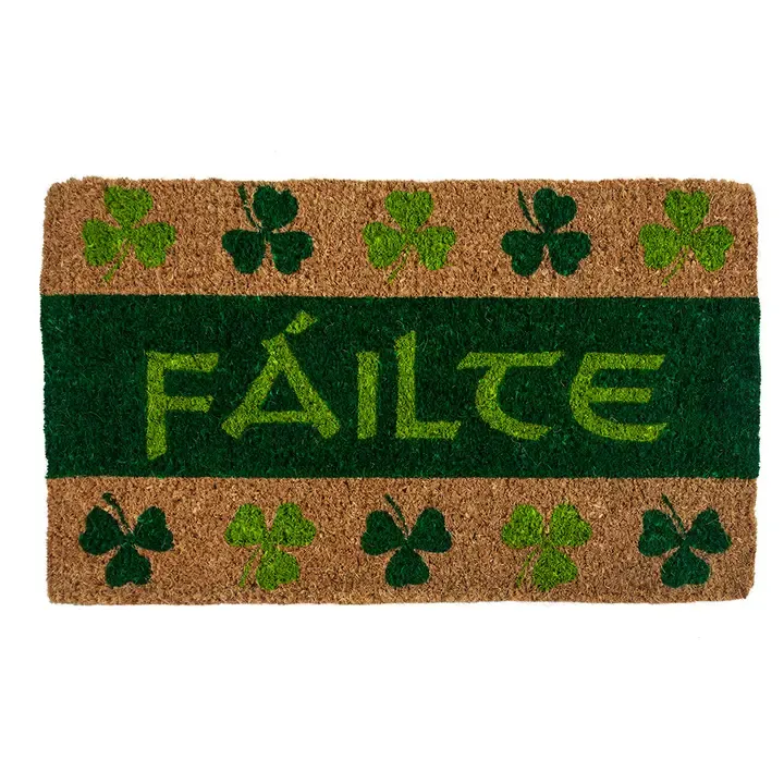 Failte Handwoven Coconut Doormat