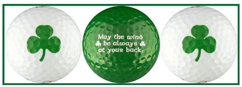3pk Golf Ball Irish Blessing