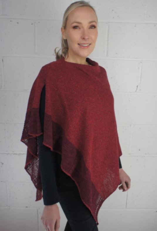 Bordeaux Cape Silk Linen and Cotton