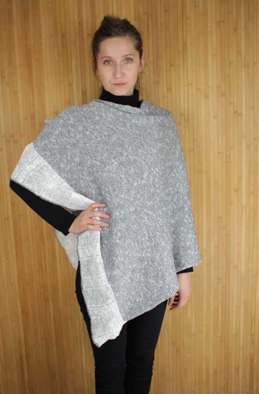 Mist Cape Silk Linen and Cotton
