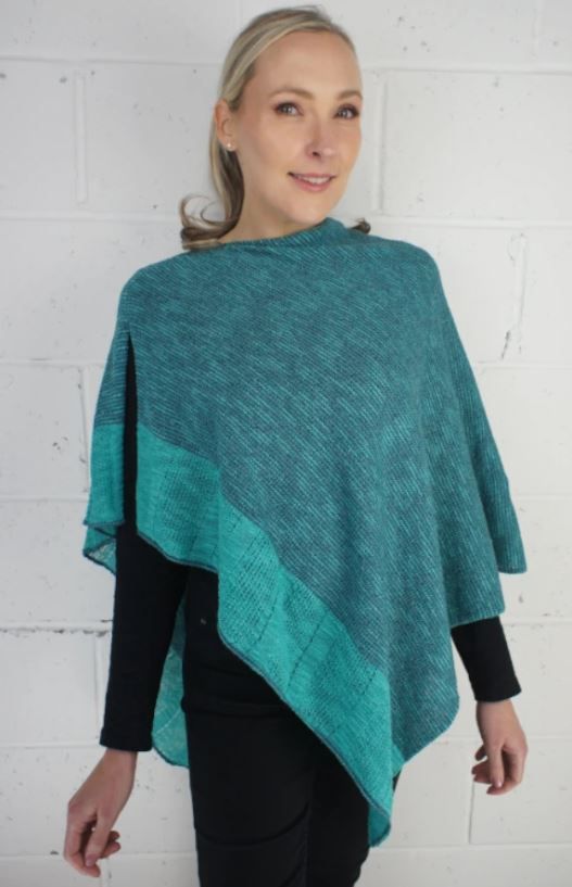 Spearmint Cape Silk Linen and Cotton