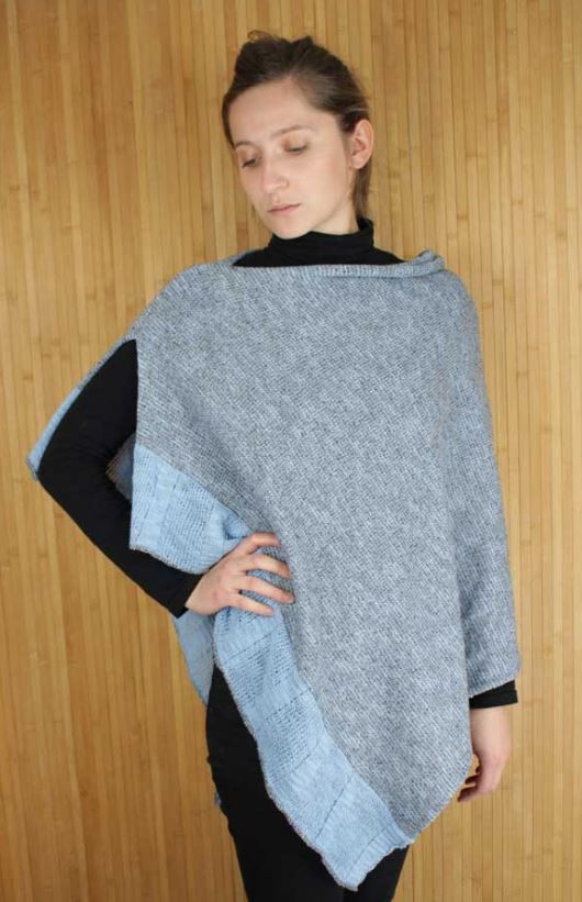 Sleet Cape Silk Linen and Cotton