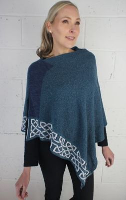 Marine Ballater Shawl One Size