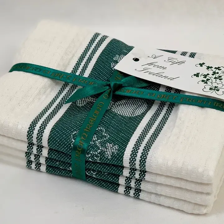 Shamrock Waffle Tea Towel-Set of 2