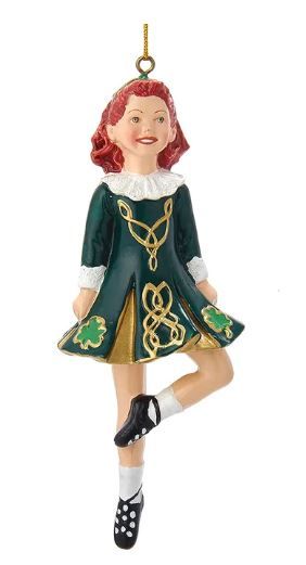 6&quot; Dancing Irish Girl Ornament
