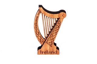 Oak Plaque Harp