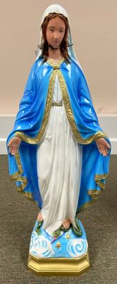 24&quot; Our Lady of Grace Statue- Full Color
