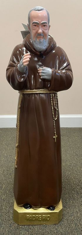 24&quot; Padre Pio Statue- Full Color