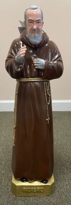 24&quot; Padre Pio Statue- Full Color