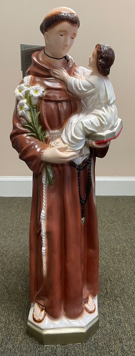 24&quot; St. Anthony &amp; Child Statue- Full Color
