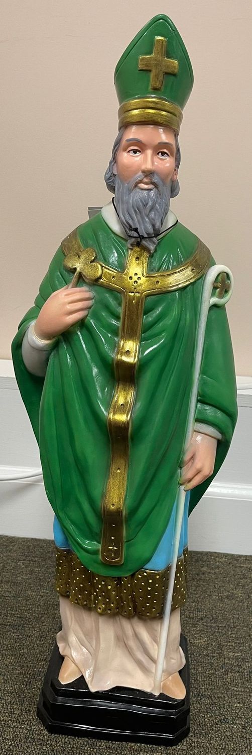 24&quot; St. Patrick Statue- Full Color