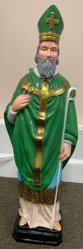 24&quot; St. Patrick Statue- Full Color