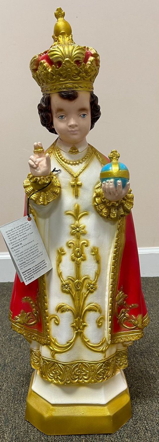 24&quot; Infant of Prague Statue- Full Color