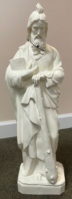 24&quot; St. Jude Statue- White Disc.