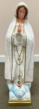 24&quot; Our Lady of Fatima Statue- Full Color
