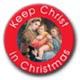 &quot;Keep Christ In Christmas&quot; Lapel Pin