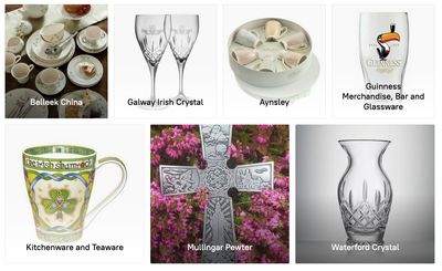 Irish China, Crystal, Bar &amp; Glassware