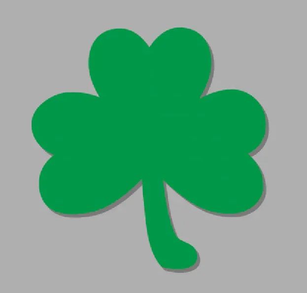 Shamrock Green Car Magnet