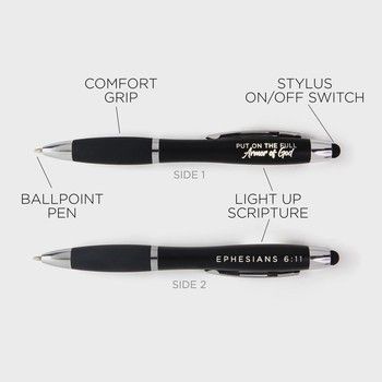 Illuminated Scripture Stylus Pen- Armor of God- Ephesians 6:11