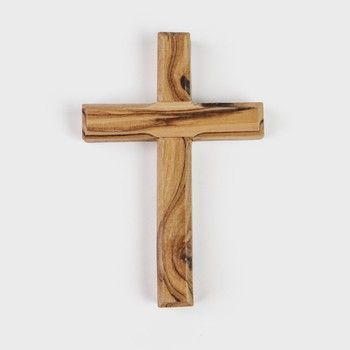 Simple Olive Wood Cross