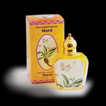 Nard Holy Land Anointing Oil from Israel, 1/2 oz Roller Bottle from Jerusalem, Locally Sourced Essences