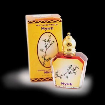 Myrrh Holy Land Anointing Oil from Israel, 1/2 oz Roller Bottle from Jerusalem, Locally Sourced Essences