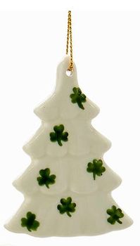 3&quot; Porcelain Irish Christmas Tree Ornament