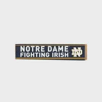 3&quot;x13&quot; Block Team Spirit Notre Dame Fighting Irish