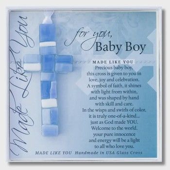 New Baby Boy Gift USA Handmade Mosaic Glass