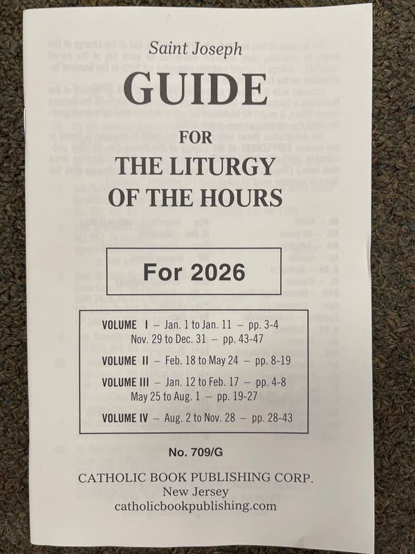 2026 Liturgy of the Hours Large Type Guide