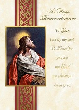 Mass Card- Lift Up My Soul, Box of 50, ME258
