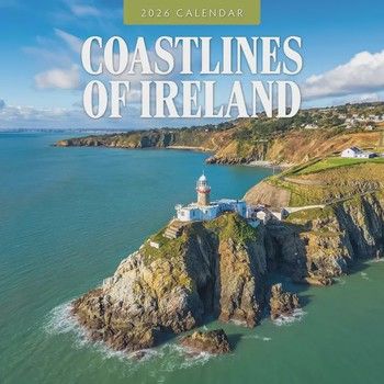 Coastlines of Ireland 2026 Monthly Wall Calendar