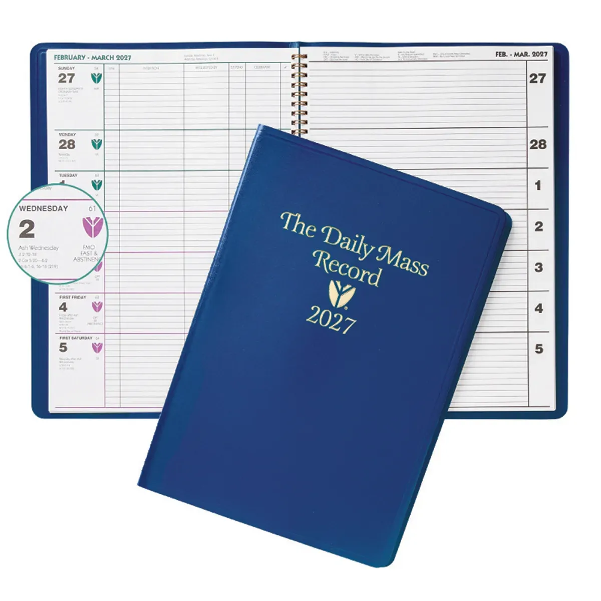 2027 Daily Mass Record Book
