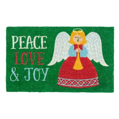 Peace Love Joy Doormat