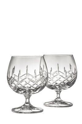 Galway Irish Crystal Longford Brandy Pair